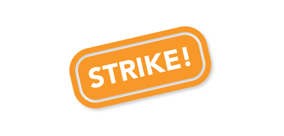 graphics for publications about strike