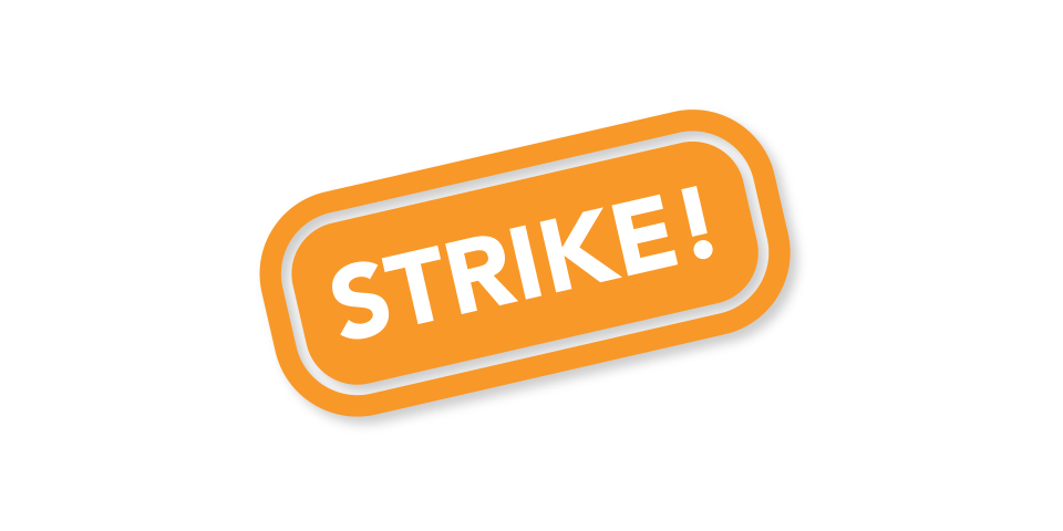 graphics for publications about strike