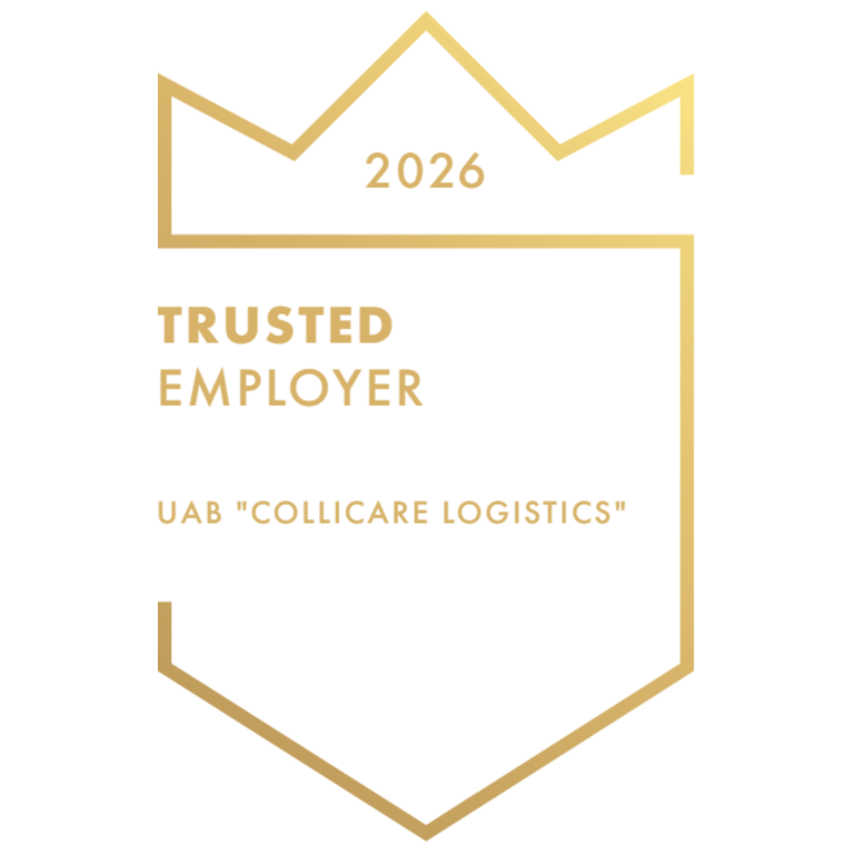 Trusted Employeer 2026 ColliCare Logistics Lithuania
