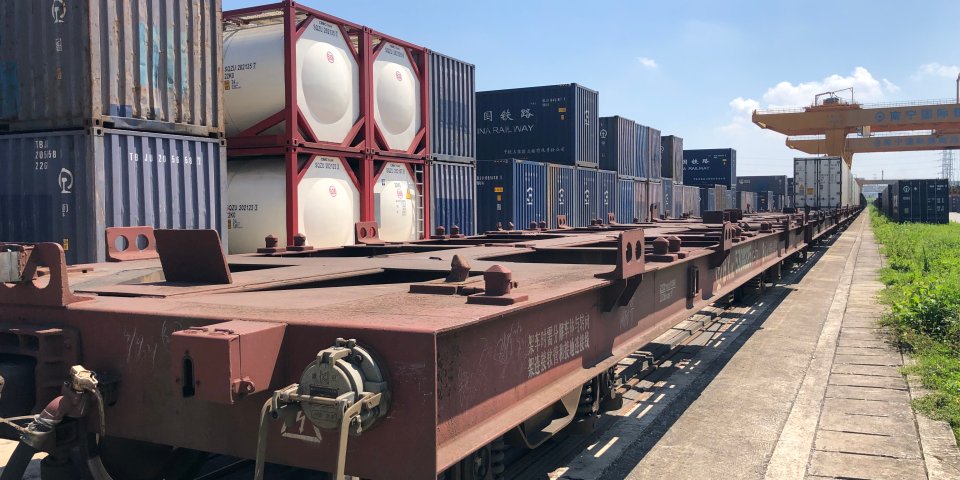 Rail freight in China