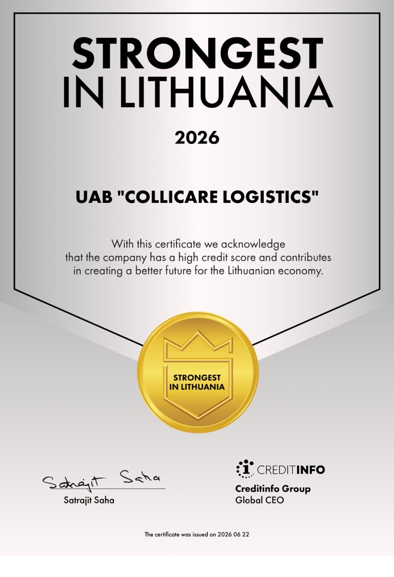 ColliCare Logistics Strongest in Lithuania 2026